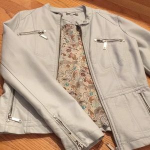 Faux leather jacket. Perfect condition.